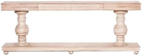 Clearance - maison mango wood console table - 2 drawer - extra large - fss15830