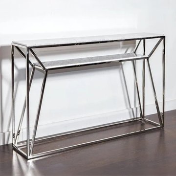 Ginza console table - marble and metal - variation available