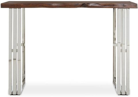 Hampstead console table - acacia wood and metal