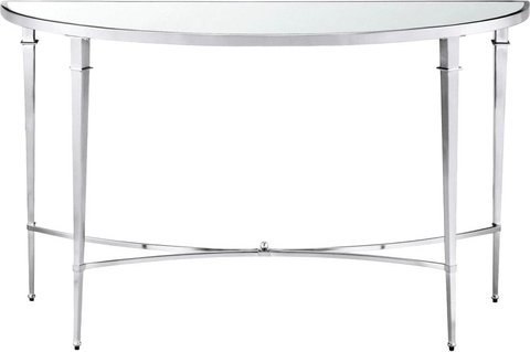 Adley console table - chrome