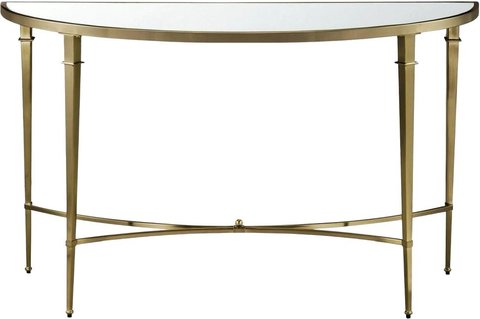 Waverly console table - antique brass