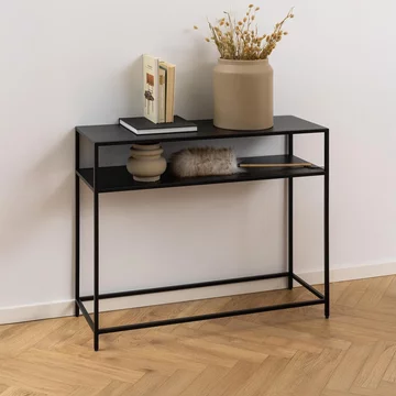 Newcastle console table - black