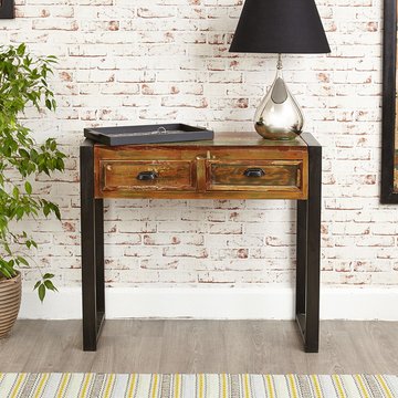 Urban chic reclaimed console table