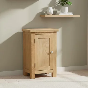 Appleby hall cabinet - 1 door - oak