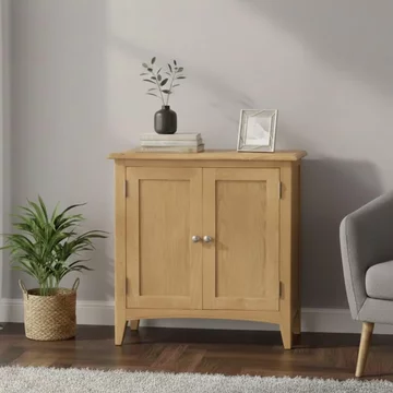 Kilkenny hall cabinet - 2 door - oak