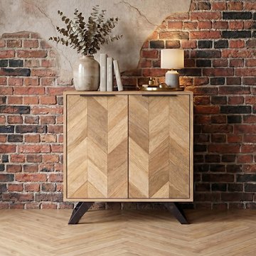 Agra hall cabinet - 2 door - parquet
