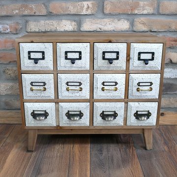 Storage unit - wooden - multi drawer - small