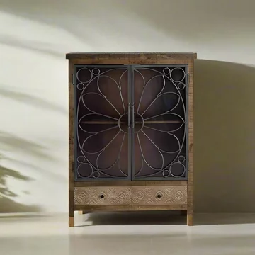 Hopkins hall cabinet - mango wood - 2 door