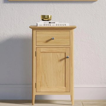 Selene oak small cupboard