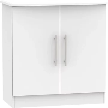 Sherwood hall cabinet - 2 door - grey
