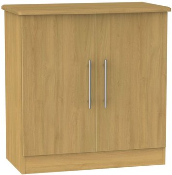 Sherwood hall cabinet - 2 door - oak