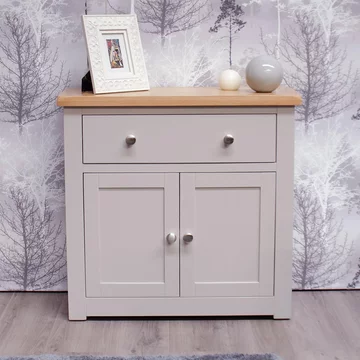 Diamond painted occasional cupboard - 2 door