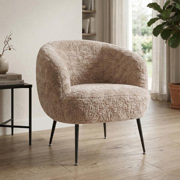 Willow accent armchair - fawn - fabric