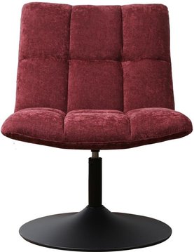 Yerevan swivel chair - chenille fabric - pink