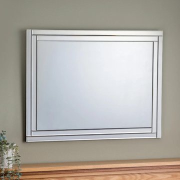 Deco wall mirror - glass - 60cm x 80cm
