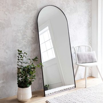 Charlcombe arched leaning mirror large