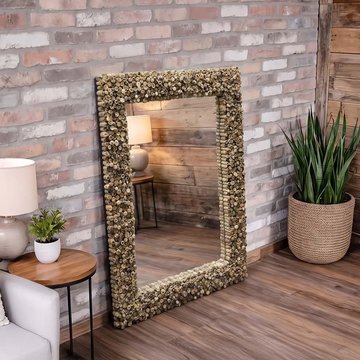 Driftwood wall mirror - large