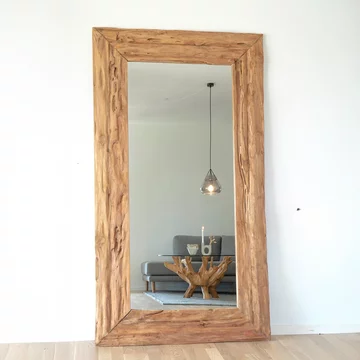 Granada mirror - antique - teak wood - 101cm x 180cm
