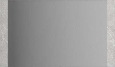Modern mara wall mirror - 138cm - white