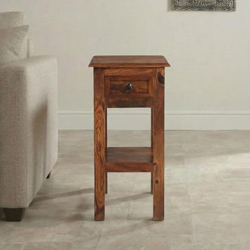 Indian sheesham 1 drawer telephone table