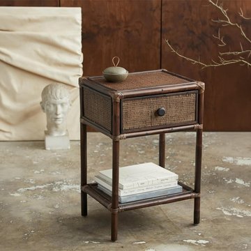 Hayes side table - rattan