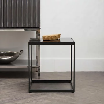 Genoa side table - square - black