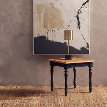 Kensington townhouse side table - square - oak