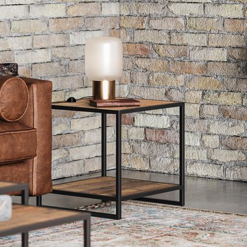 Ooki reclaimed wood side table