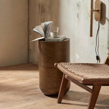 Sewa side table - round - metal