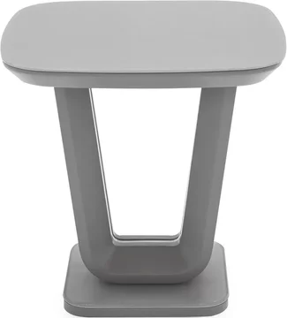 Lazzaro lamp table - light grey matt