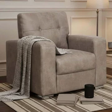 Hampton armchair - taupe - fabric