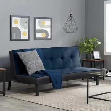Aurora sofa bed - midnight blue fabric