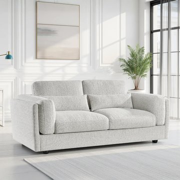 Bari sofa - beige fabric - 3 seater
