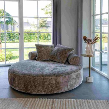 Cairo daybed - natural chenille fabric