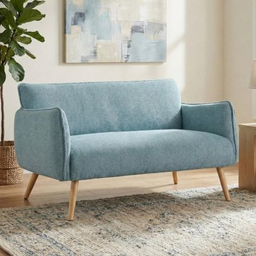 Piper sofa - 2 seater - teal - fabric