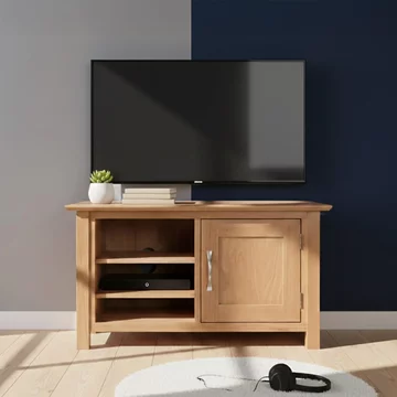 Nimbus small tv unit - 90cm - oak