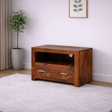 Cube sheesham 82cm tv unit