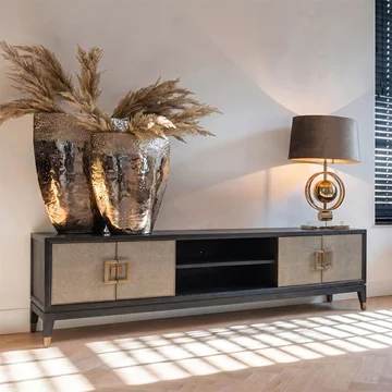 Bloomville shagreen extra large tv unit