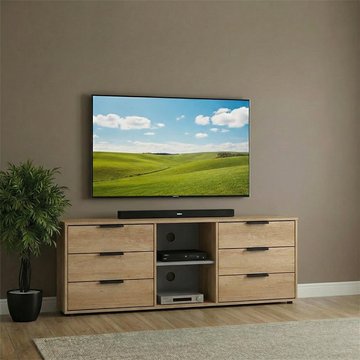 Hong kong tv unit - 150cm - oak