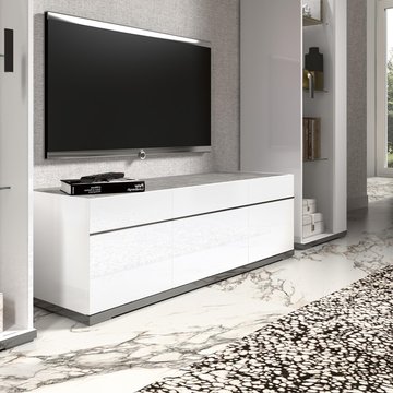 Modern mara tv unit - 140cm - white