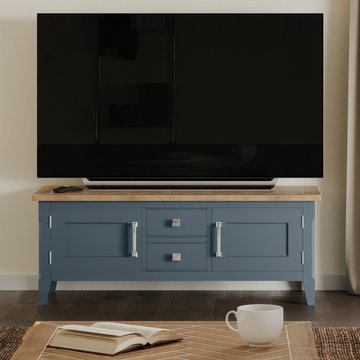 Signature blue tv unit - 120cm