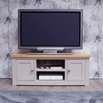 Diamond painted tv unit - 2 door