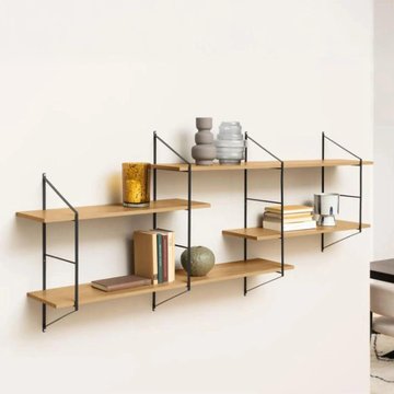 Belfast wall shelf - oak