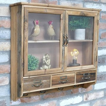 Wall unit - 2 door - wooden