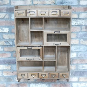 Wall unit - multi drawer - wooden