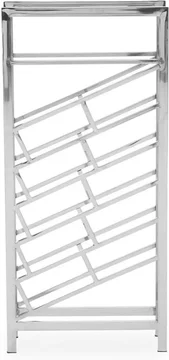 Barolo wine rack - silver metal - 24 bottle