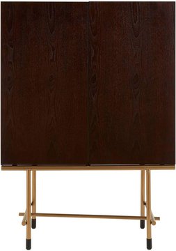 Delta wine cabinet - 2 door - walnut wood