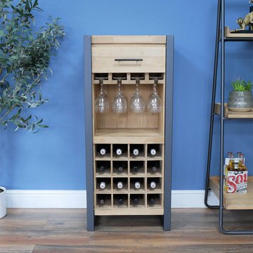 Bar cabinet - wooden - 1 drawer