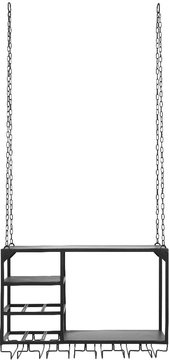 Loft wine rack - small - black