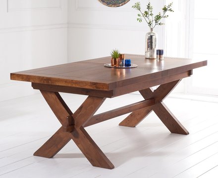 Extending buckley 200cm dark oak dining table